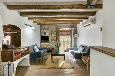 Image de Maison de vacances 'Can Roca' avec terrasse privée, Wi-Fi et climatisation