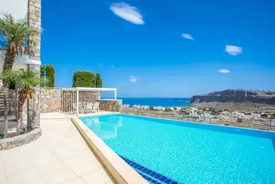 Image de Villa Karma Lindos - Trois Chambres Villa, Couchages 6