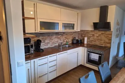 Image de Unsere Ferienwohnung \"auszeit\" mit 160 qm Befindet Sich im DachgeschoĂź und Bietet Platz fĂĽr 10 Erwachsene und 2 Kinder