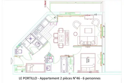 Image de 2 Zimmer fĂĽr 6 Personen