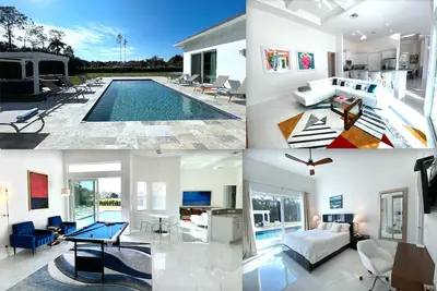 Brand New XLarge Villa & Guest House! Sleeps 18- 10 beds-8 Bedrooms-Pet friendly