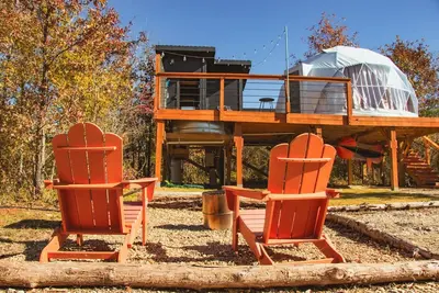 Elevated Geo Dome pool/hot tub