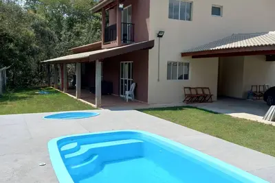 Image de Chácara Próximo Atibaia e Jundiai, Móveis Novos, Casa Arejada, 3 Quartos Térreo