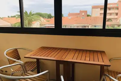 Image de Studio Cabine à 400m Plage avec Piscine, Parking Privé, Proche Commerces à Argelès-sur-Mer