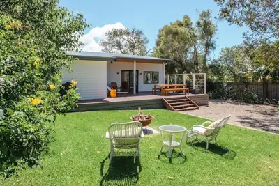 Seaside Serenity, Escape to a beautiful beach house steps away from the ocean, pier and golf course.