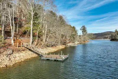 Image de Lakeside Cashiers Cabin w/ Private Boat Dock!