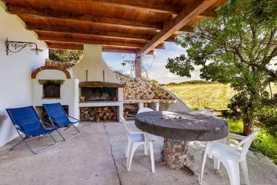 Image de Maison de vacances 'Villa Due Archi' avec vue sur la mer, terrasse privée et jardin privé