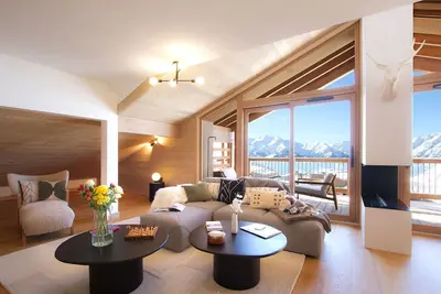 Image de Ski aux pieds | Superbe T4 de 100m² + cheminée