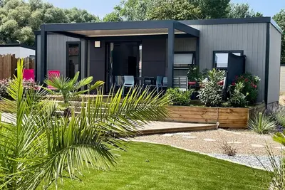 Image de Komfortable Ecolodge (Df01) - 2 Ch - Klimaanlage - Wifi - Schwimmbad/Jacuzzi 4 Personen