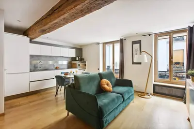 Image de Appartement d'une Chambre Situé au Coeur de St. Germain - Mabillon: Moderne