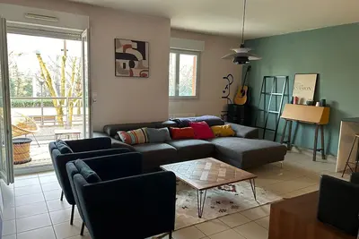 Image de appartement 85m2 vue sur le parc de la tête d'or