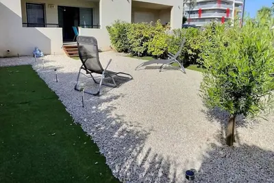 Image de Appartement avec un jardin et parking privé