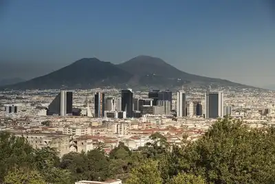 Image de Panoramic apartment with large roof terrace in Naples, view of harbor, Vesuvius