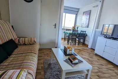 Image de Cap D'Agde Studio cabine avec pk quartier falaises/mĂ´le pour 4 personnes