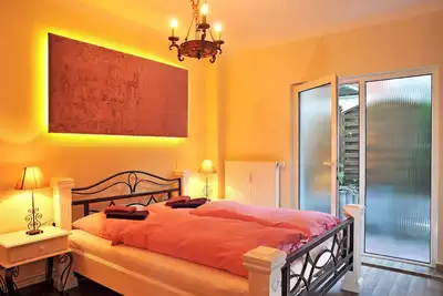 Image de Appartement 'Wohnung 'am Kütertor' - Störtebeker' avec terrasse privée et Wi-Fi