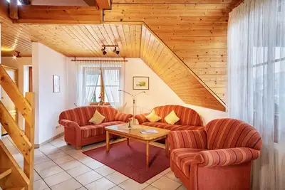 Image de Appartement 'Ferienwohnung 6, 100qm' avec jardin partagé, balcon et Wi-Fi