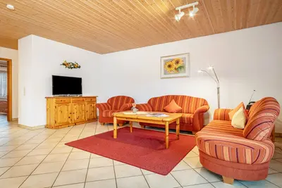 Image de Appartement 'Ferienwohnung 1, 73qm' avec terrasse privée, jardin partagé et Wi-Fi