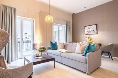 Image de Appartement Himmelblau mit Blick auf Bodden und Ostsee im Ostseebad Wustrow
