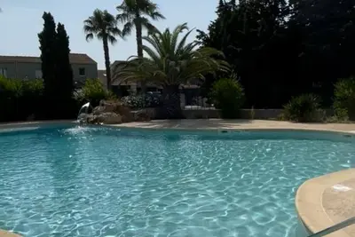 Image de Pavillon T3 avec Piscine, Terrasse et Jardin à Valras-Plage - 6 Pers, 900m de la Mer