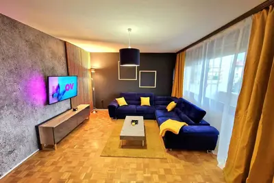 Image de Aesthetically decorated large apartment with a large balcony and two bedrooms