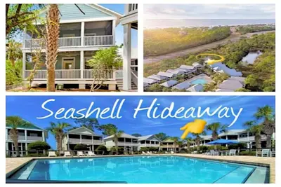 Image de Stay at the Seashell Hideaway-Pool, hot tub, Relax on 2 screen porches! Pets ok!