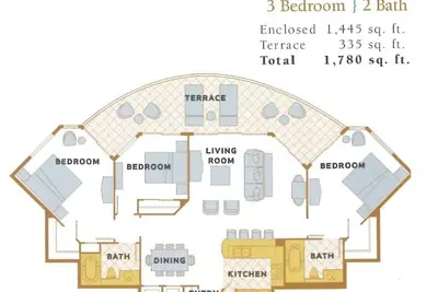 Image de The 'Salty Palm' vacation rental located in Destin, Florida with Ocean Views.