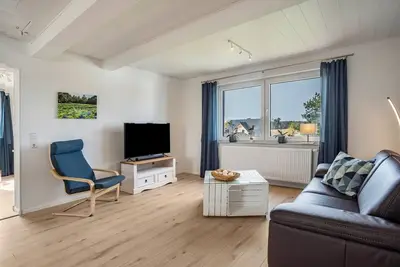 Image de Appartement \"5 Sterne Boddenblick\" avec terrasse privée, balcon et Wi-Fi