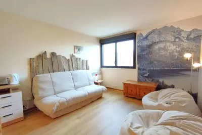 Image de Studio cosy 4 pers à St-Lary avec coin nuit, kitchenette équipée