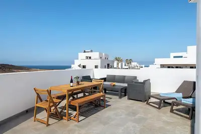 Image de Maison de vacances 'Ocean 1' avec vue sur la montagne, Wi-Fi et climatisation