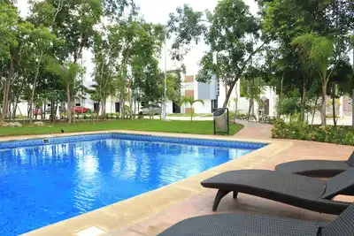 Image de Luminosa, acogedora, familiar y Cómoda Casa Para Vacaciones en Playa del Carmen
