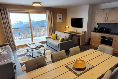 Image de Appartement de Prestige 3 Chambres · Wifi · Ski In\/Out · Parking · Neuf