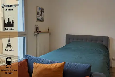 Image de Bright studio near Paris with easy access to Disneyland via the Rer A line