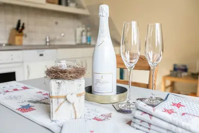 Image de Appartement 'Bi Uns To Hus - Morgensünn' avec terrasse privée, jardin privé et Wi-Fi