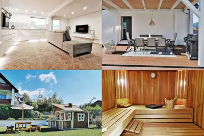Image de 212 m² FeelGood holiday home with 2 apartments, garden, terrace, grill & sauna!