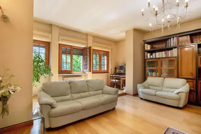 Image de Appartement 'Il Giardino Di Aosta' avec vue sur les montagnes, jardin partagé et Wi-Fi
