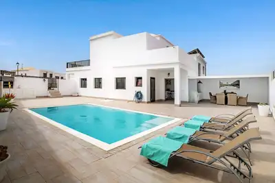 Image de Maison de vacances \"Casa Africa\" avec vue sur la montagne, piscine privée et Wi-Fi