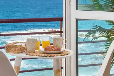 Image de Ag Maison Miramar Malpica avec vue sur la plage x4