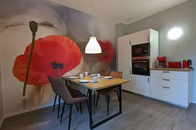 Image de Appartement de vacances \"Goldgrube - Erdgeschoss\" avec terrasse privée, jardin partagé et Wi-Fi