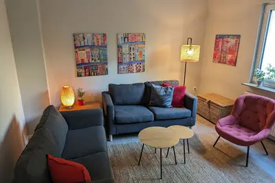 Image de Appartement de vacances \"Goldgrube - Obergeschoss\" avec balcon et Wi-Fi