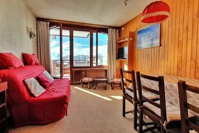 Image de 10m du centre station, 1er étage, balcon, télévision, 35m², Tignes
