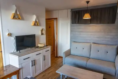 Image de À 50m des pistes de ski, 1er étage, vue vallée, piscine, balcon, casier à ski, 34m², Les Orres