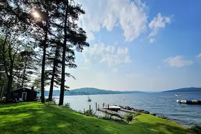 Winnipesaukee Lakefront Cabin w/ Private Dock Slip
