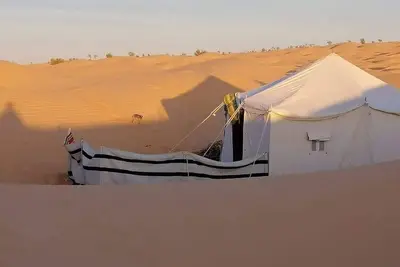 Image de A Private Camp 25 km from Douz Deep in Sahara. \nLet your Car in Douz go with Us!