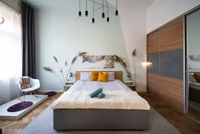 Image de Mark’s modern flat at Margaret Island