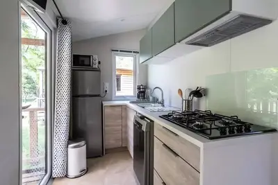 Image de Mobil Home Premium Morgon 3 ch avec sanitaires 6 pers 6 personnes
