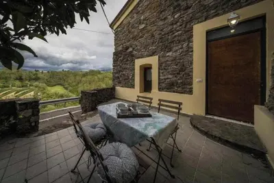 Image de Maison de vacances 'Chiarissima Dei Venti' avec vue sur les montagnes, terrasse privée et Wi-Fi