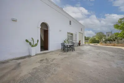 Image de Maison de vacances 'Casale Mba Graziudd' avec jardin privé, Wi-Fi et climatisation