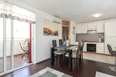 Appartement de deux chambres avec le balcon Vantacici, Krk (A-22447-a)