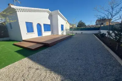 Image de Maison chaleureuse 3 pièces à 60m de la plage avec jardin et terrasse barbecue