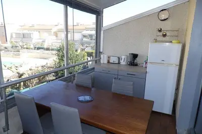 Image de Appartement T2 Mezzanine 1er Étage avec Piscine et Parking, 4-6 Couchages, Chemin du Pous, Marseillan